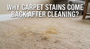 Why Carpet Stains Come Back After Cleaning